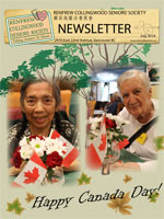Download Renfrew Collingwood Seniors Society newsletter
